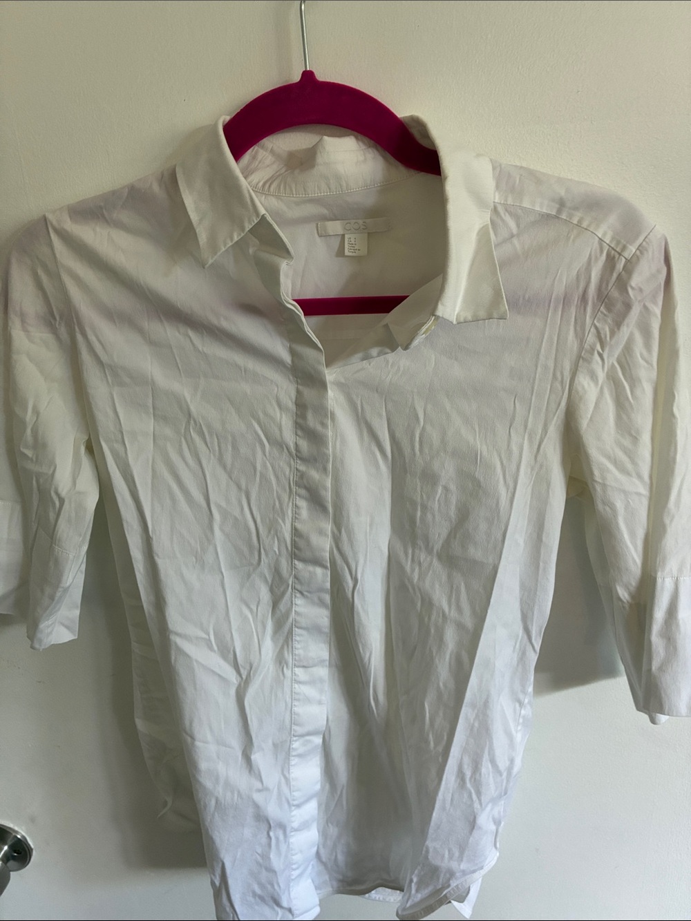 COS White BOYS Cotton Button-Down Shirt